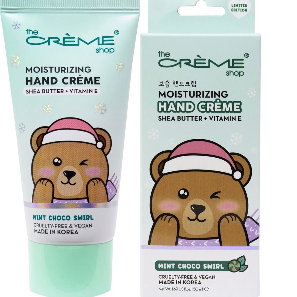 NIB The Crème Shop choco-mint swirl hand creme